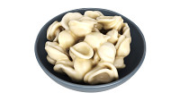 Cooked pasta orecchiette
