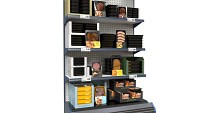 Store meat product shelf 01