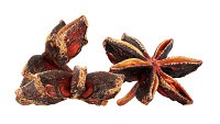 Dried anise flowers