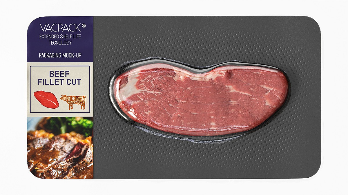 Steak in vacuum packaging 02