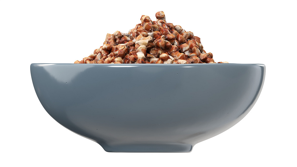 Cooked buckwheat porridge