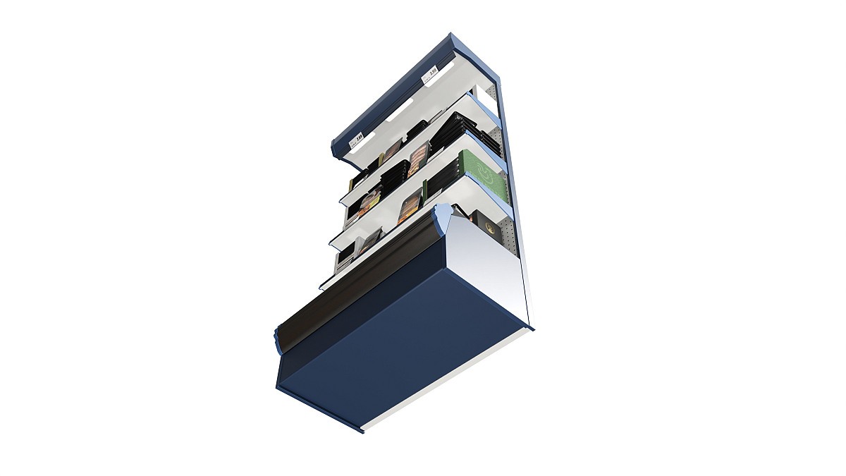 Store meat product shelf 01