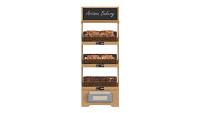 Wooden loaf bread stand 01