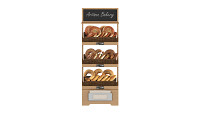 Wooden loaf bread stand 03