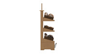 Wooden loaf bread stand 05