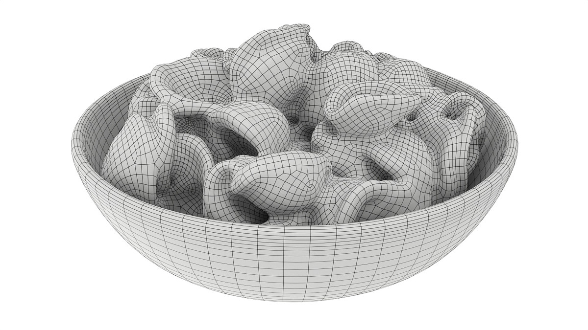 Cooked pasta orecchiette