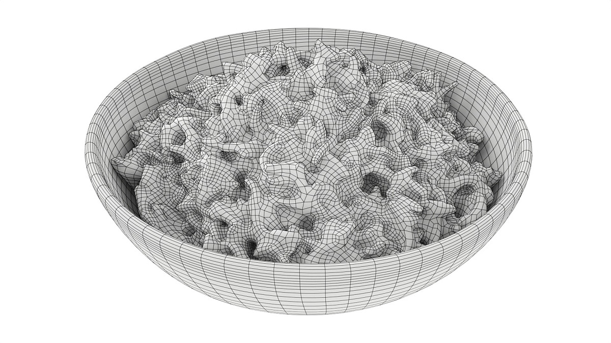 Cooked brown red rice