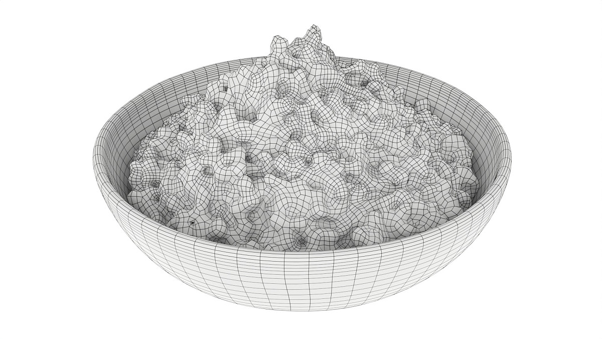 Cooked buckwheat porridge