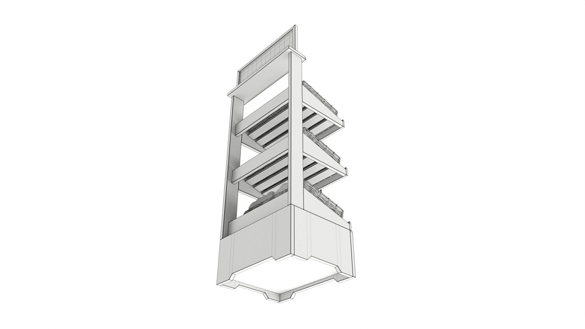 Wooden loaf bread stand 04