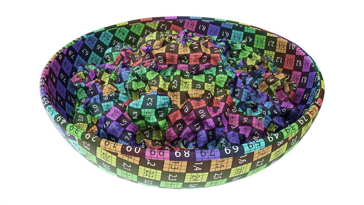 Cooked oatmeal porridge with seeds