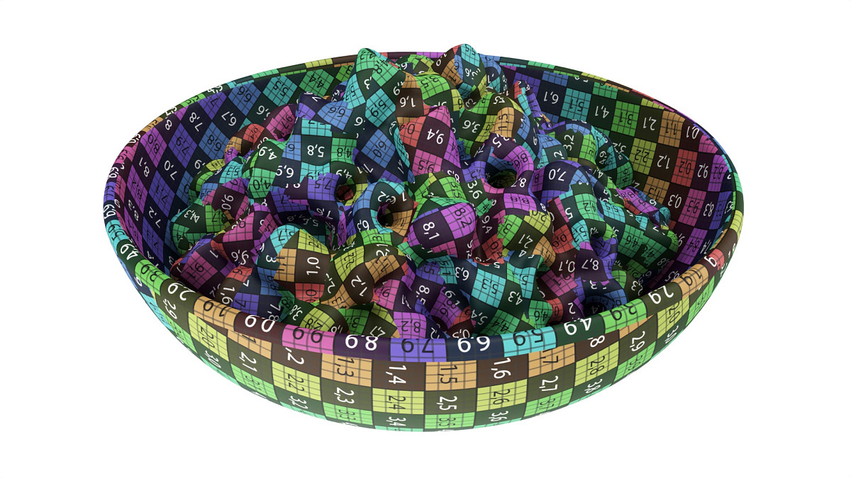 Cooked pasta tubetti