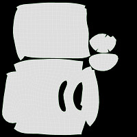 Bakery stand with sweet buns 02