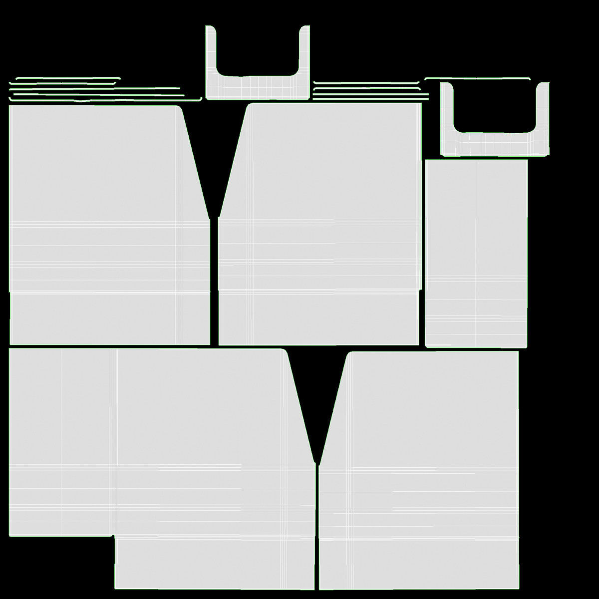 Store meat product shelf 02