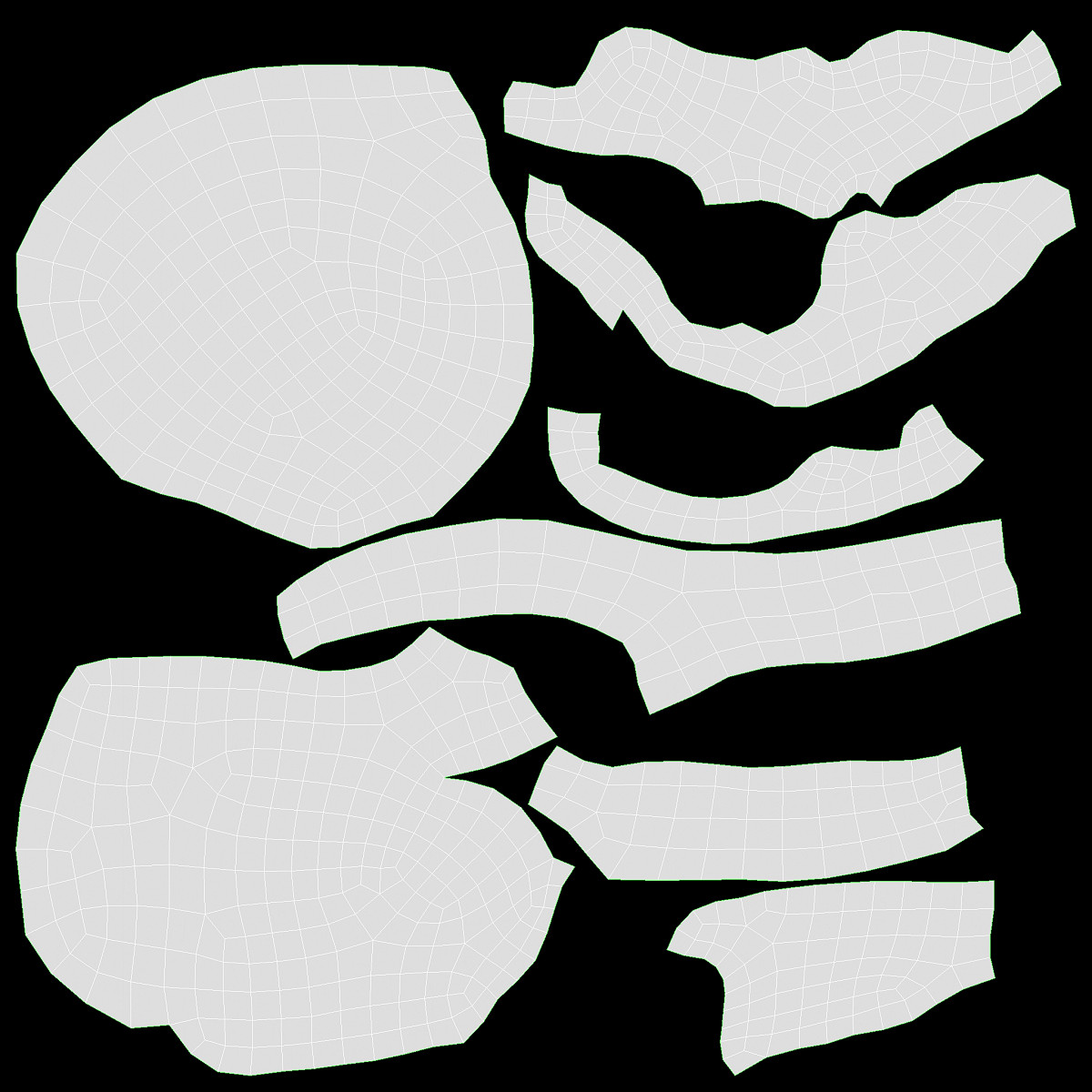 Bakery stand with sweet buns 03