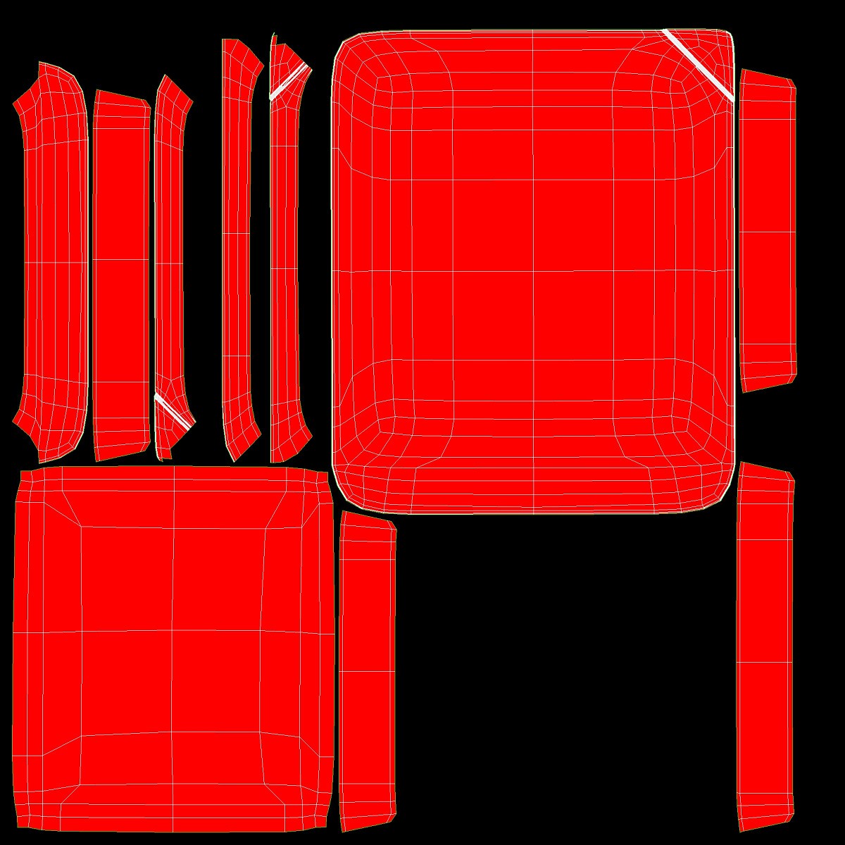 Store meat product shelf 01