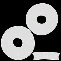 Bakery stand with donuts