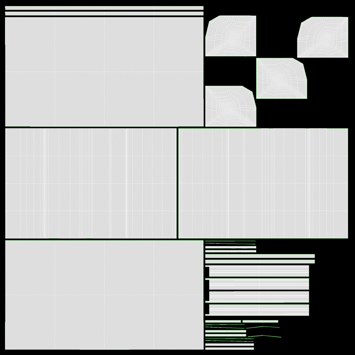 Store meat product shelf 01
