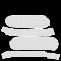 Bakery stand with salty pastries