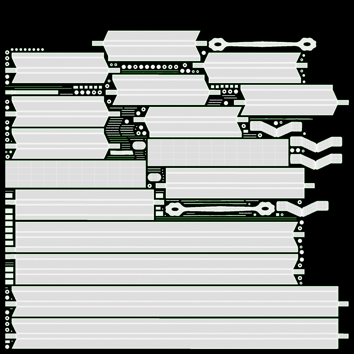 Bakery stand with salty pastries