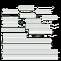 Bakery stand with sweet buns 03