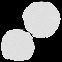 Bakery stand with salty pastries