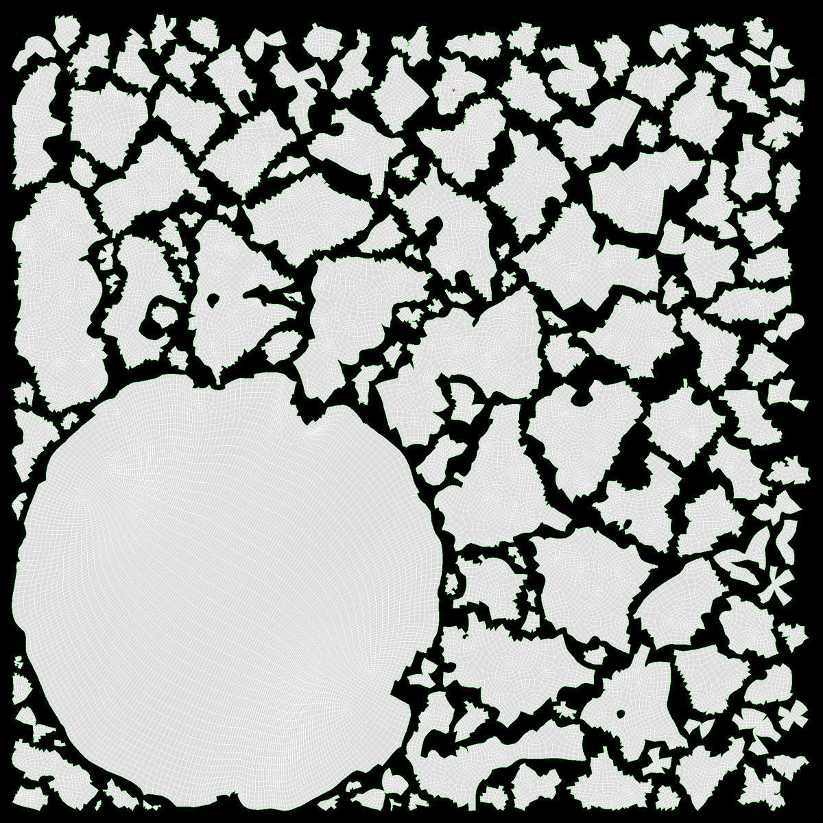 Cooked oatmeal porridge with seeds