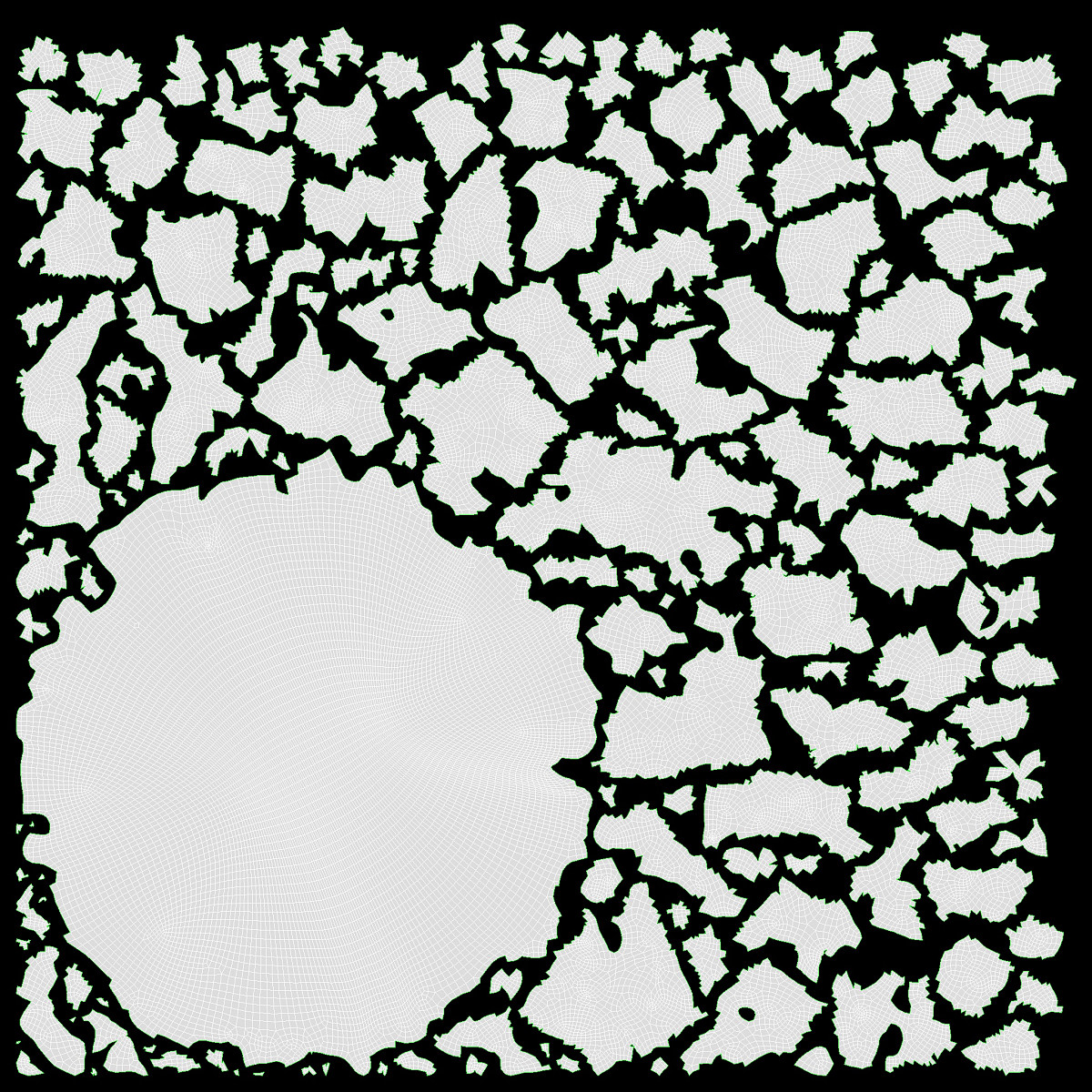 Cooked pearl barley porridge mix