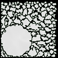 Cooked pearl barley porridge mix