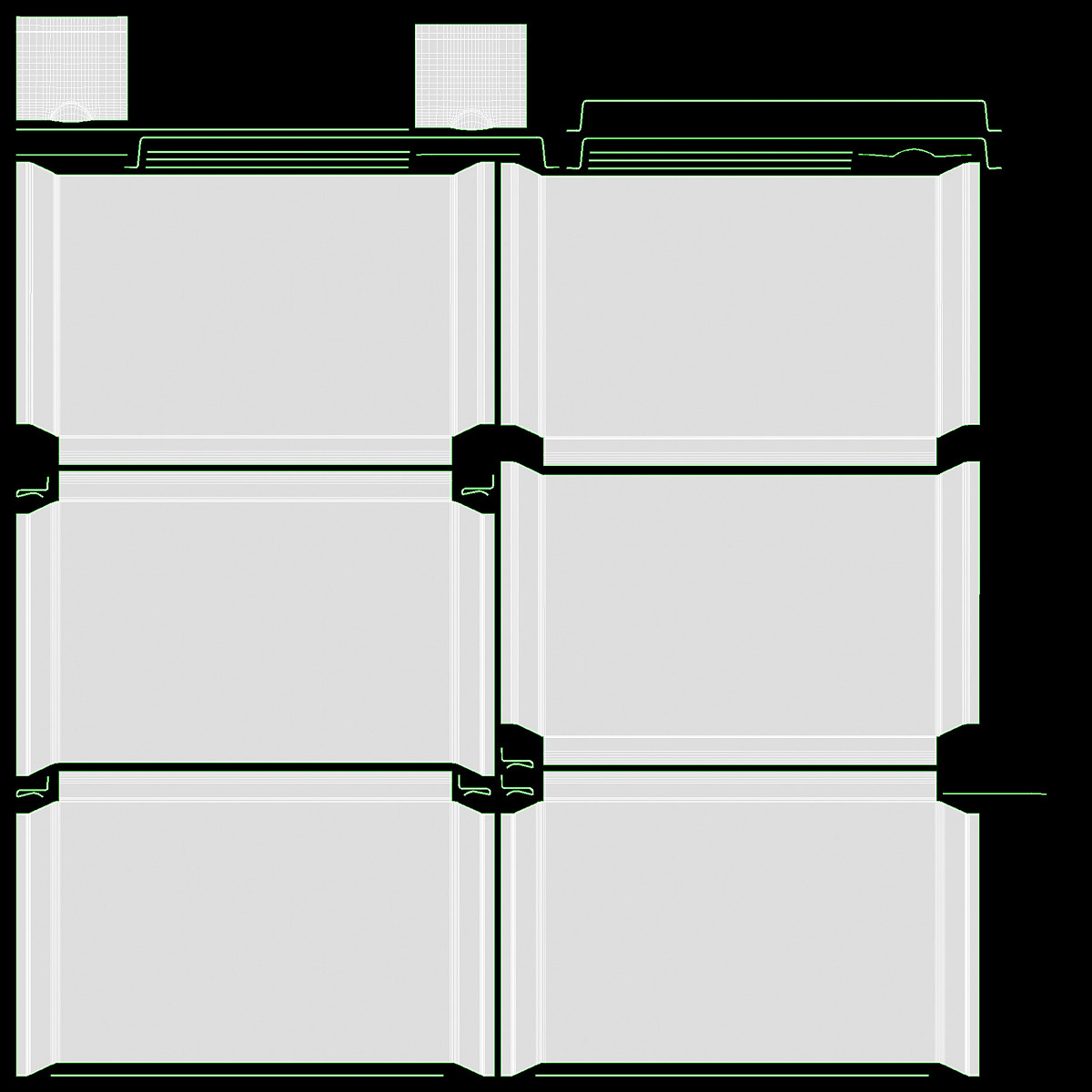 Bakery stand with salty pastries