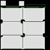 Bakery stand with sweet buns 03