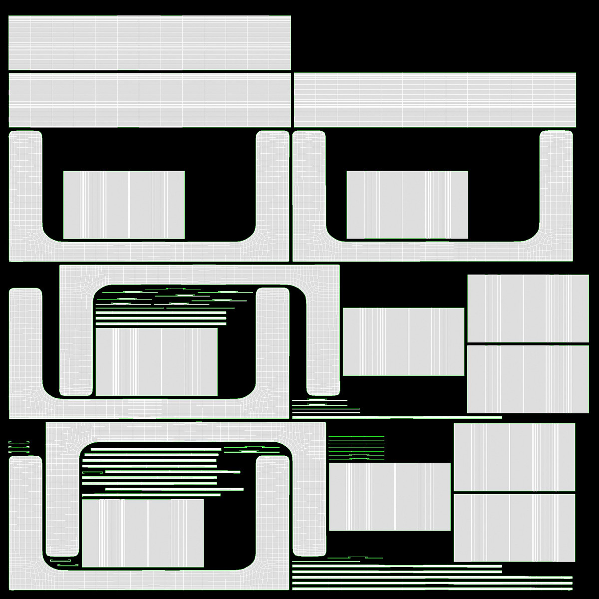 Bakery stand with sweet buns 02