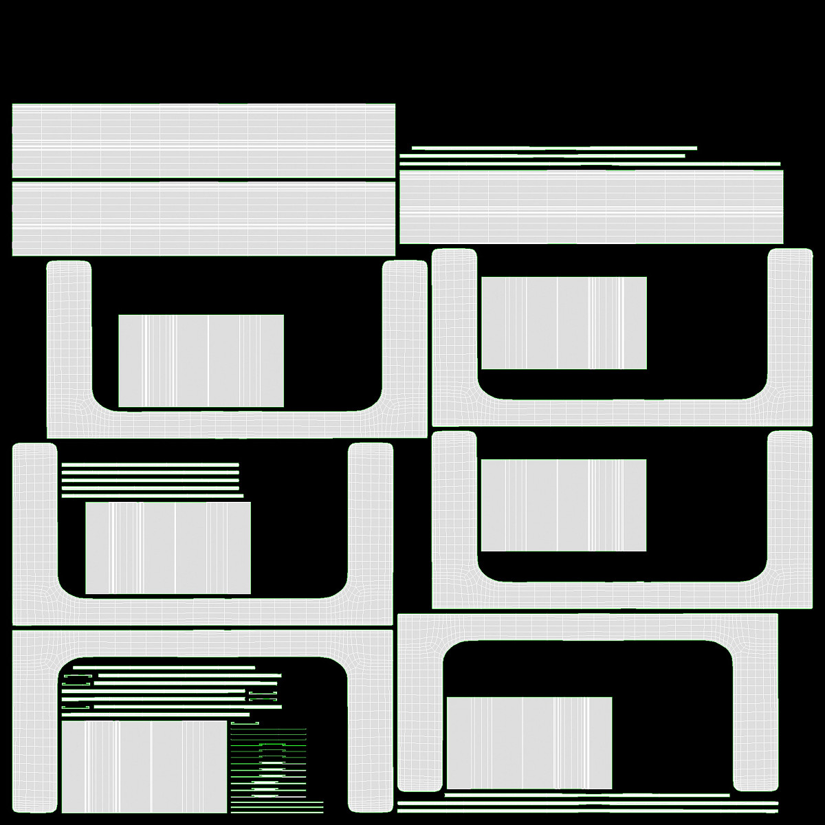 Bakery stand with donuts