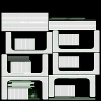 Bakery stand with donuts