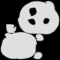 Bakery stand with salty pastries