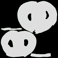 Bakery stand with salty pastries