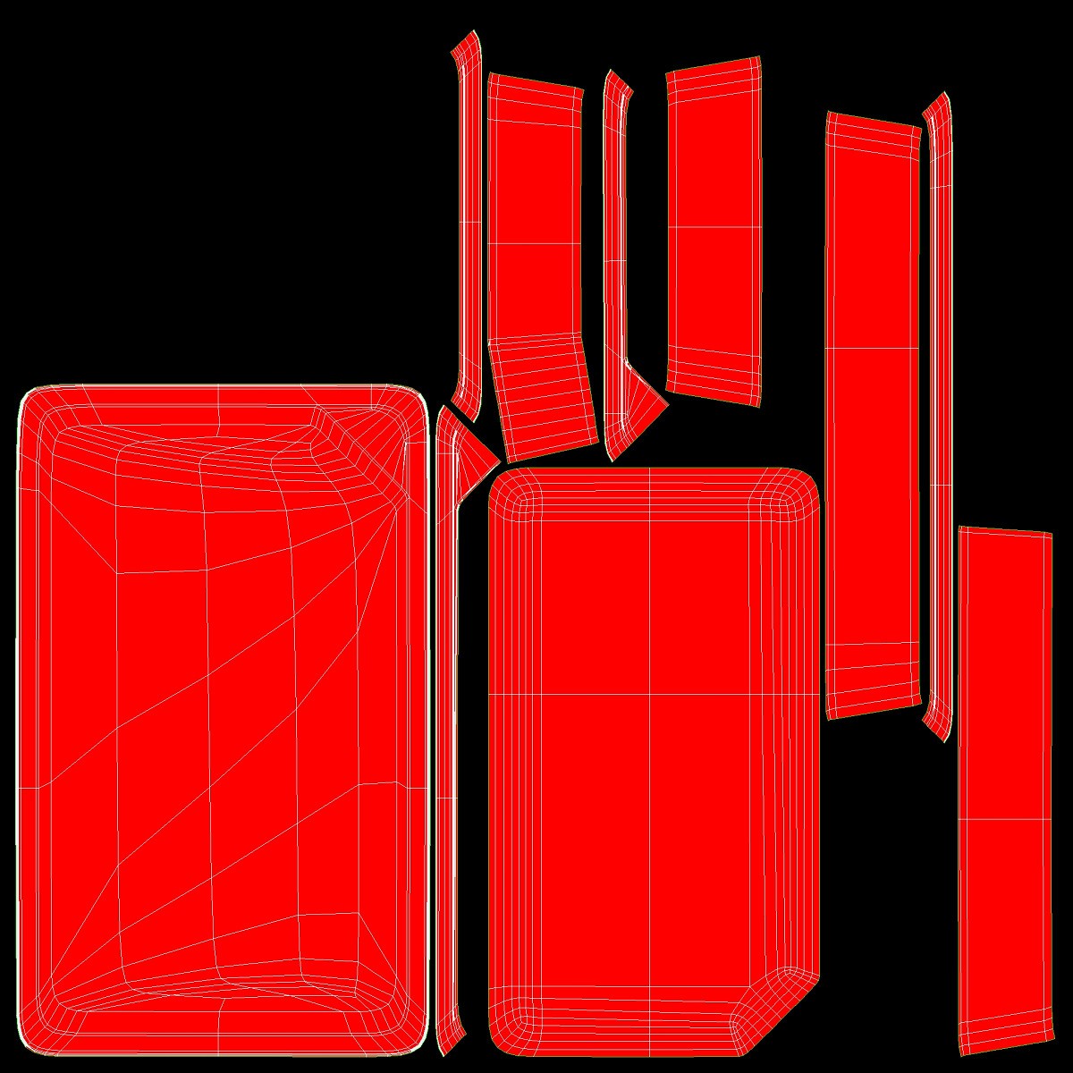 Store meat product shelf 01