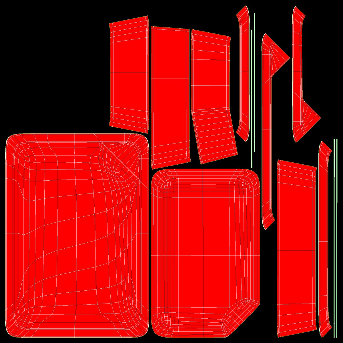 Store meat product shelf 01