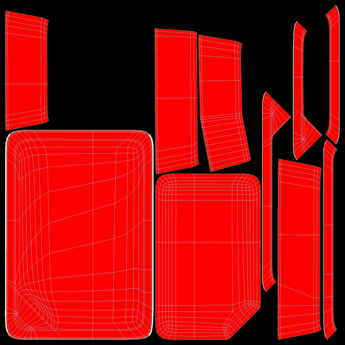 Store meat product shelf 01