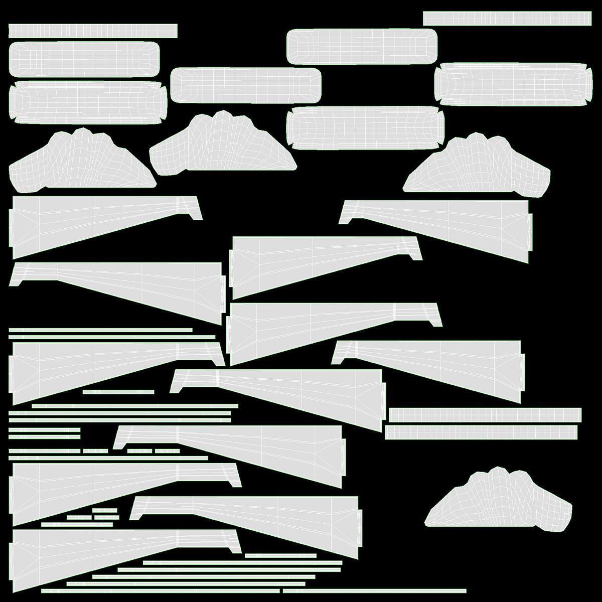 Store meat product shelf 01