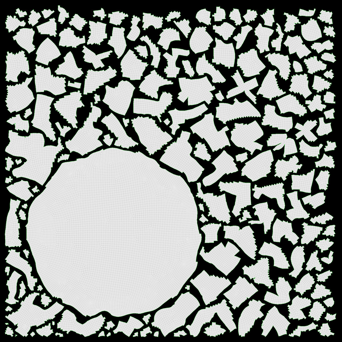 Cooked pasta tubetti