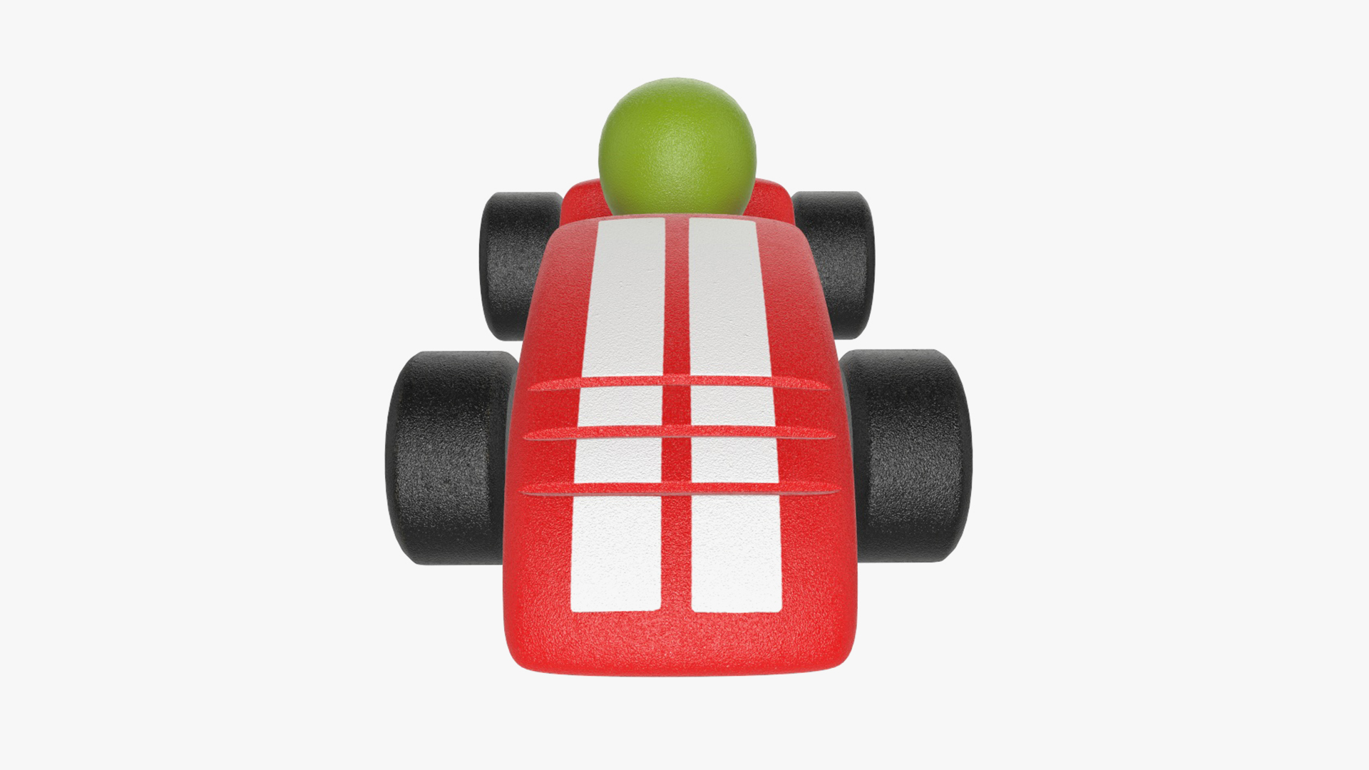 Race car plastic PBR 3D Model