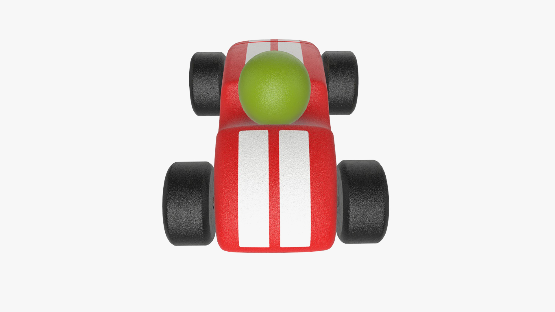 Race car plastic PBR 3D Model