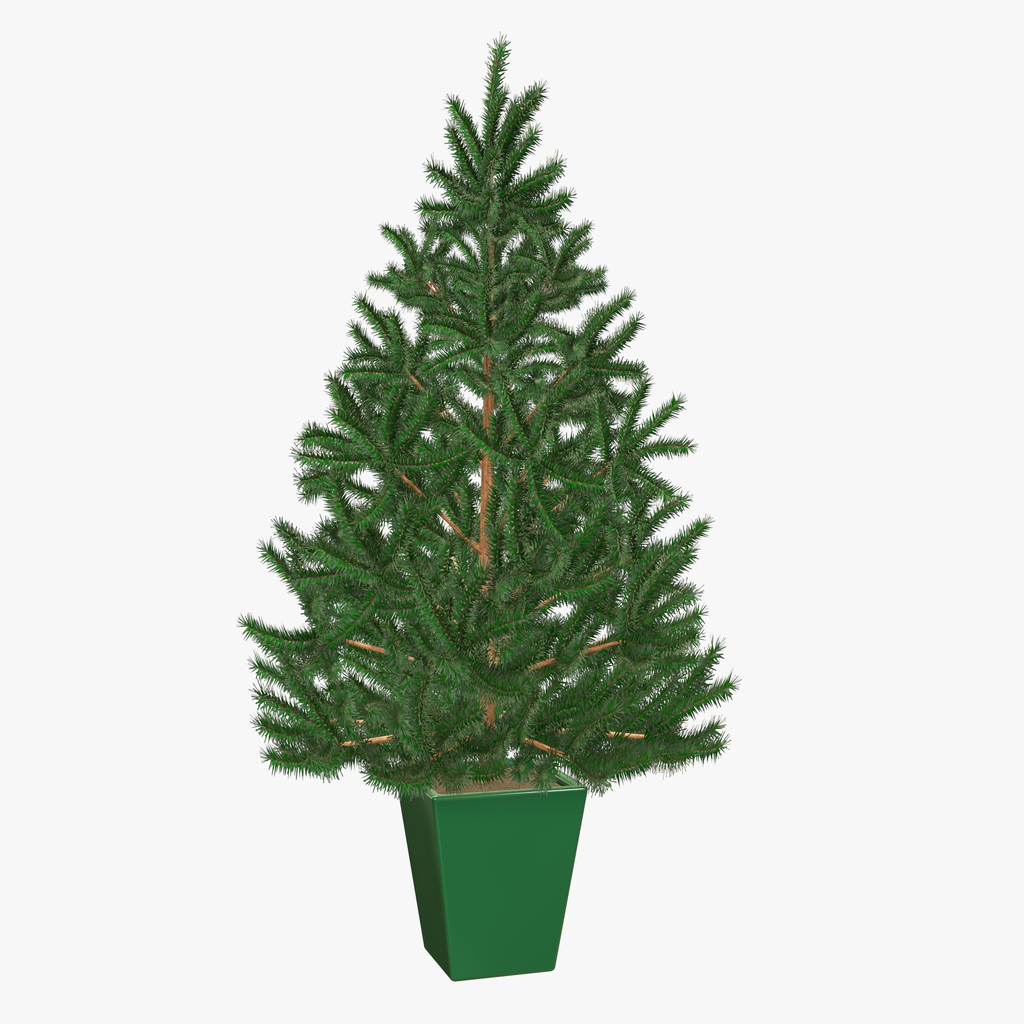Artificial fir tree 04 PBR 3D Model
