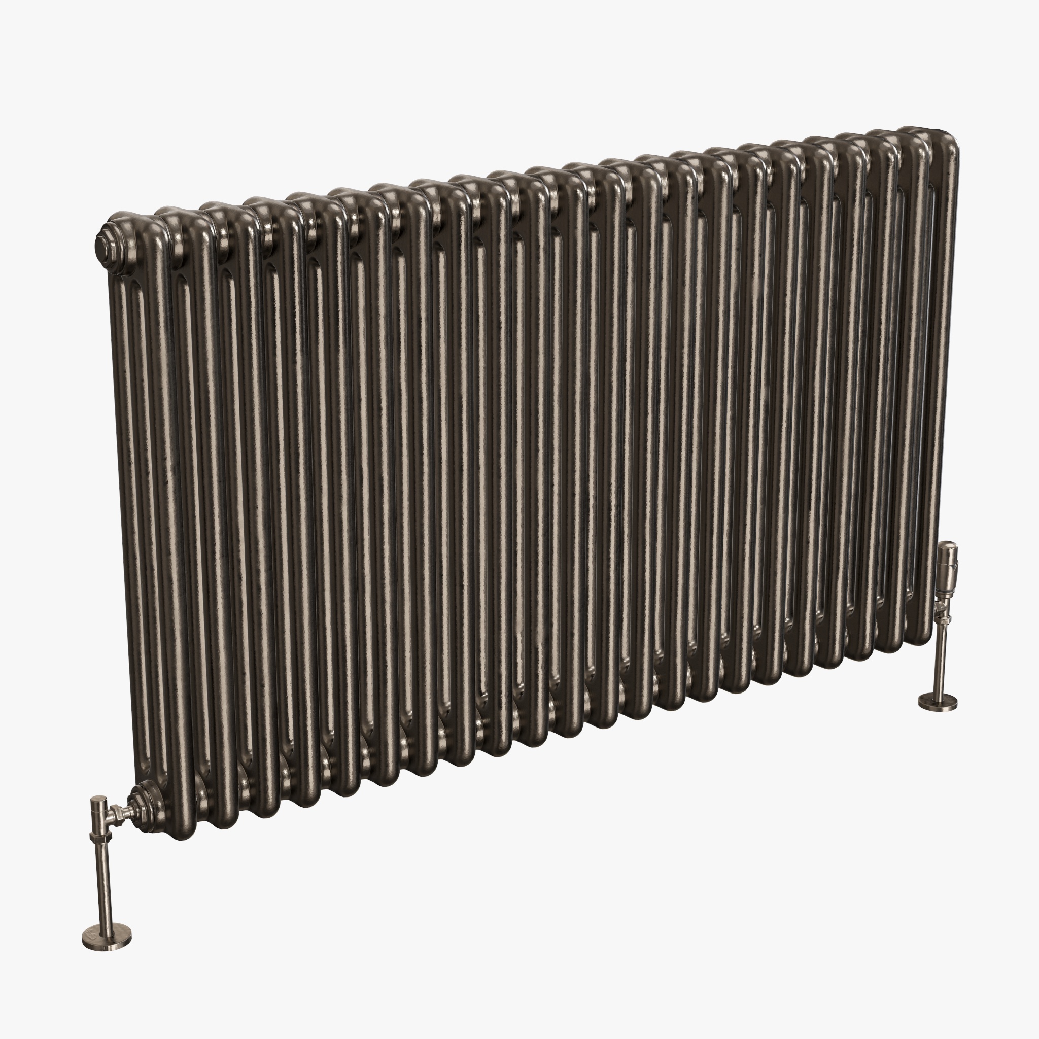 Horizontal column bare radiator 01 PBR 3D Model - 3dmstock.com