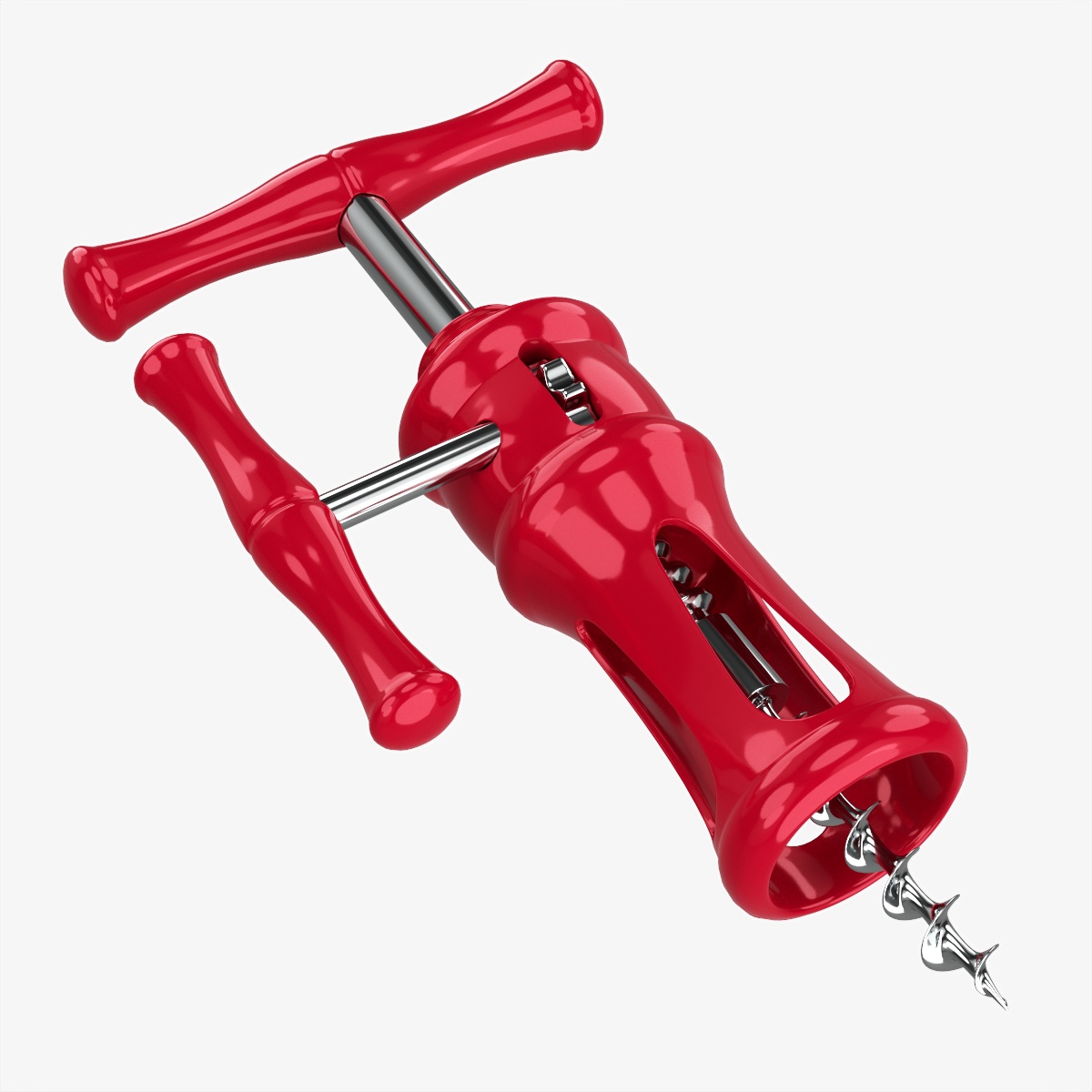 Modern Rack And Pinion Corkscrew PBR 3D Model