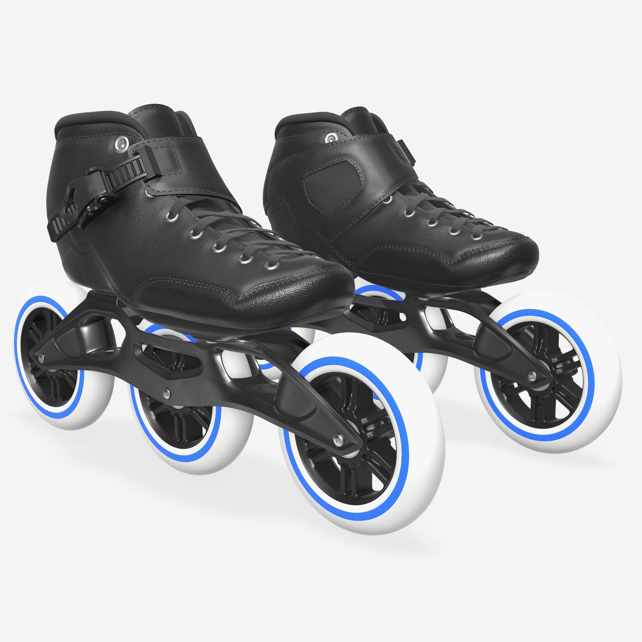 Racing roller skates PBR 3D Model