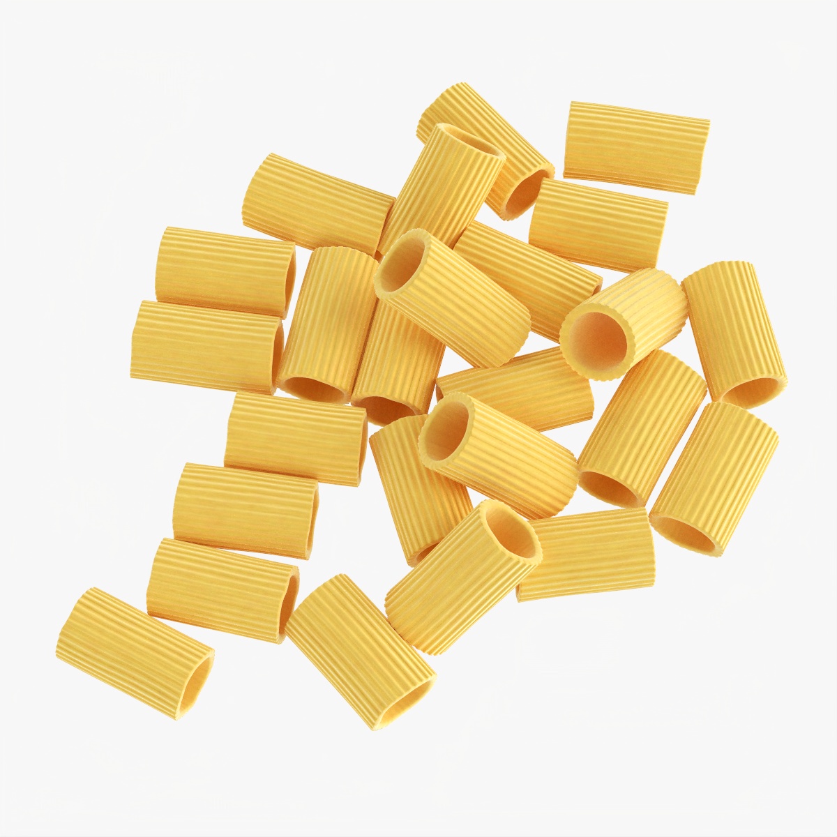 Rigatoni Pasta PBR 3D Model