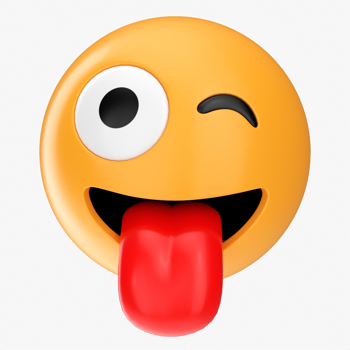 emoji-006-stuck-out-tongue-and-winking-eye-pbr-3d-model-3dmstock