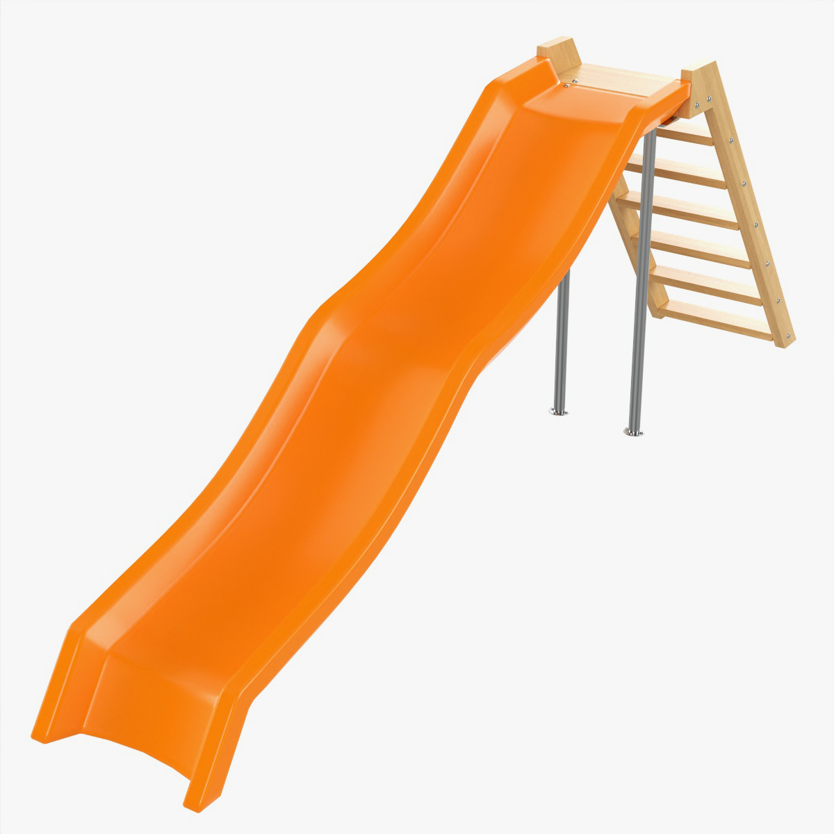 Outdoor Playground Slide Pbr 3d Model