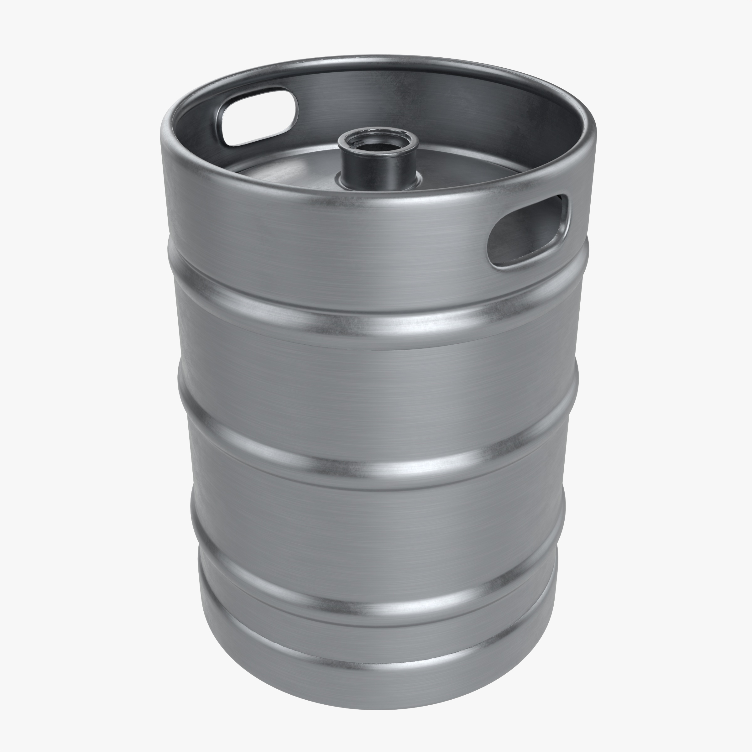Beer Keg Metal PBR 3D Model